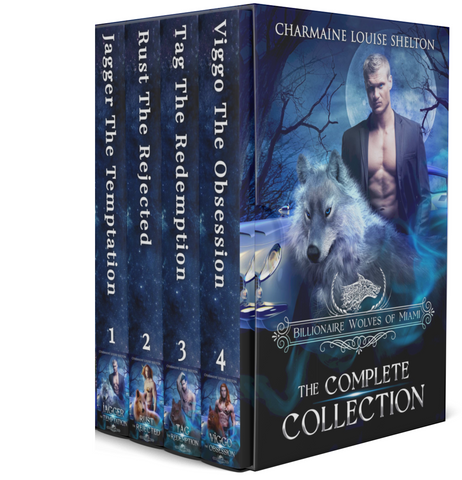 Billionaire Wolves of Miami — The Complete Collection: A Wolf Shifter Paranormal Romance Collection eBook Cover